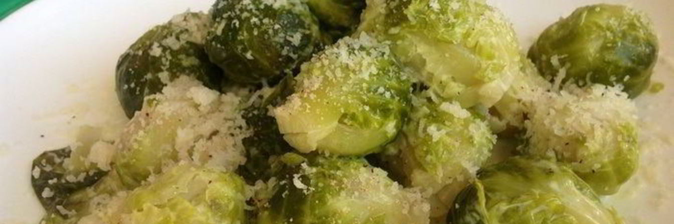 Брюссельская капуста, сливочно-сырная