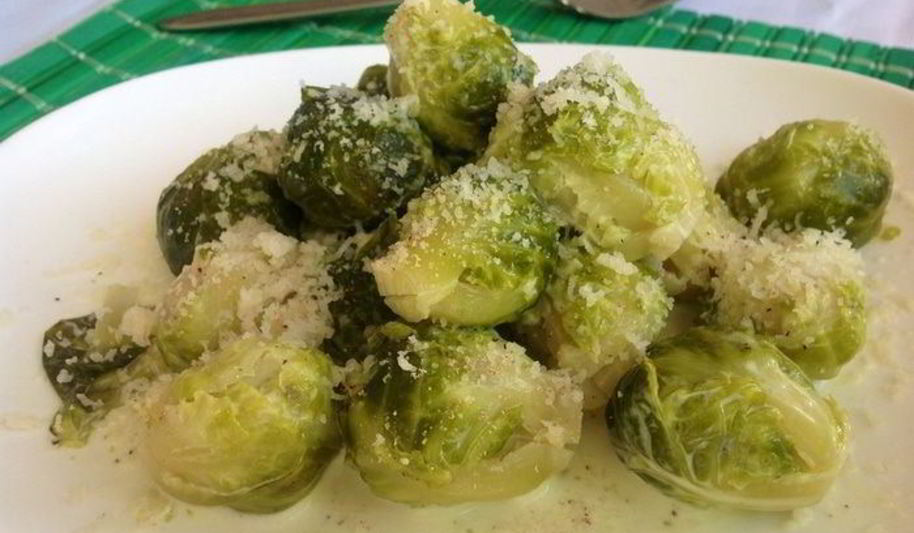 Рецепт брюссельская капуста, сливочно-сырная