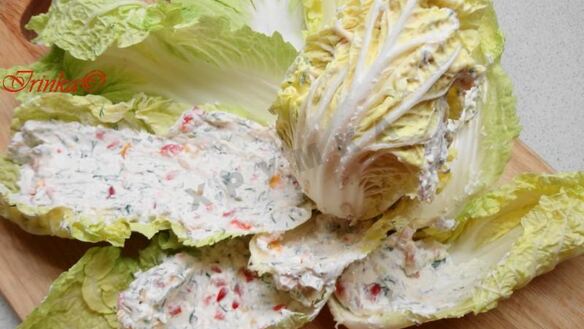 ШАГ 3. фаршированная пекинская капуста на закуску