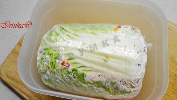 ШАГ 7. фаршированная пекинская капуста на закуску
