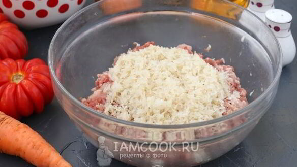 ШАГ 5. фаршированный мясом перец с картофелем