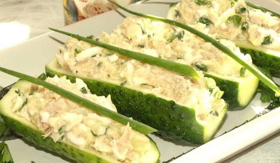 Рецепт фаршированные огурцы