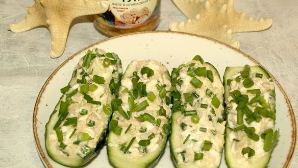 ШАГ 8. фаршированные огурцы