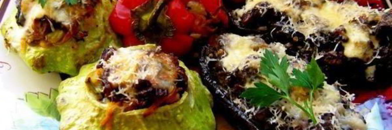 Фаршированные овощи Осенняя фантазия