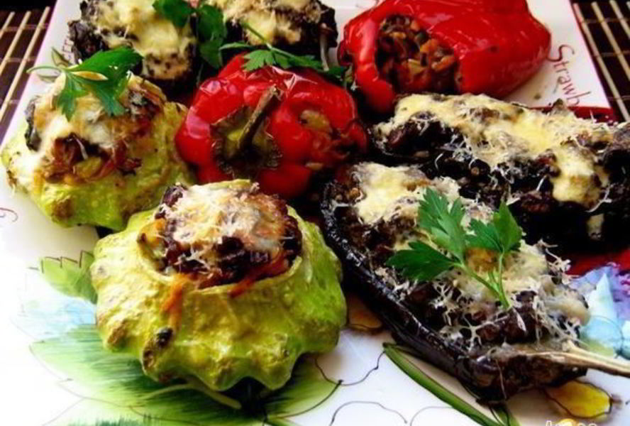 Фаршированные овощи Осенняя фантазия