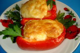 Фаршированные перцы в духовке