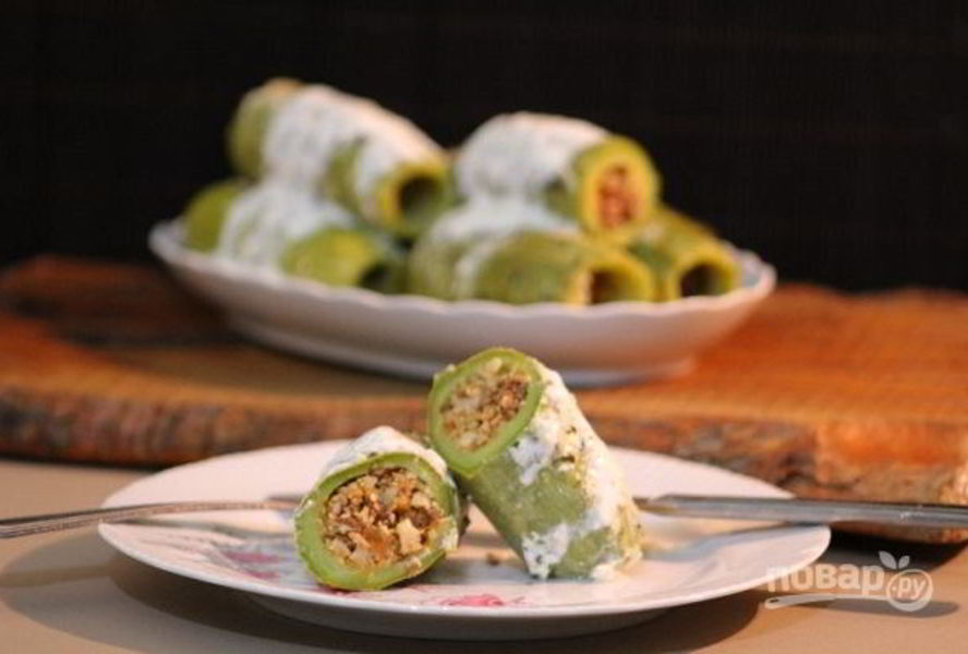 Фаршированные цукини по-гречески