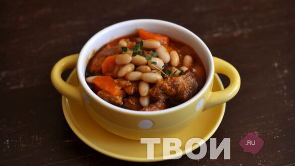 ШАГ 9. фасоль с мясом