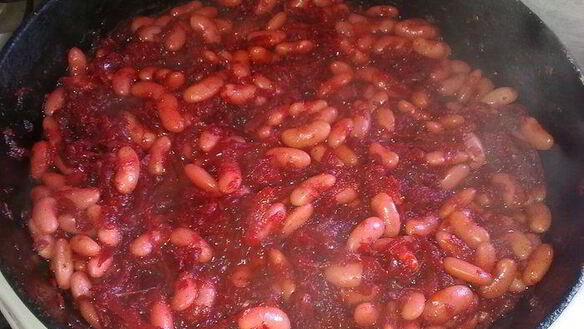 ШАГ 3. фасоль в томатном соусе