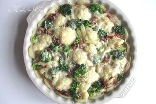 Гратен с овощами