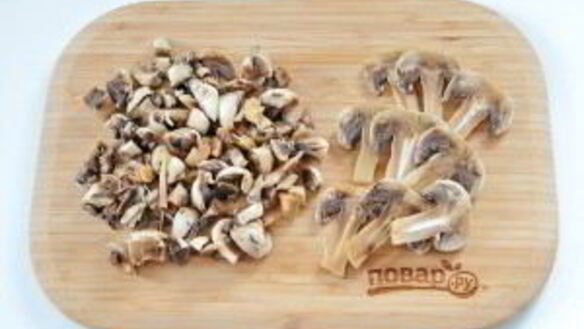 ШАГ 4. кабачки, фаршированные булгуром и грибами