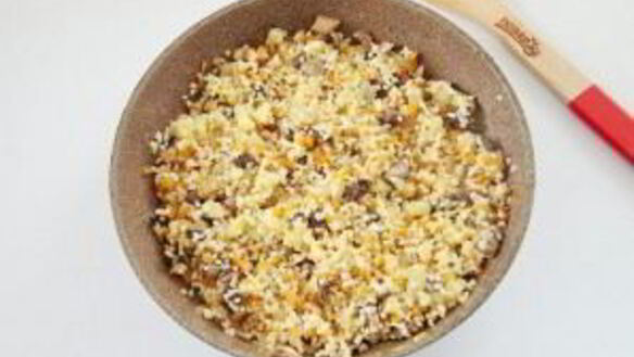 ШАГ 9. кабачки, фаршированные булгуром и грибами