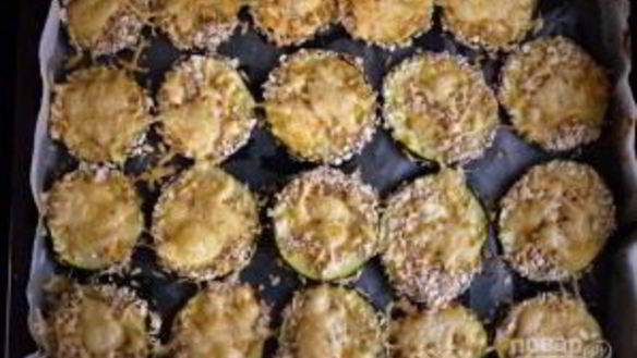 ШАГ 4. кабачки в духовке с сыром и чесноком