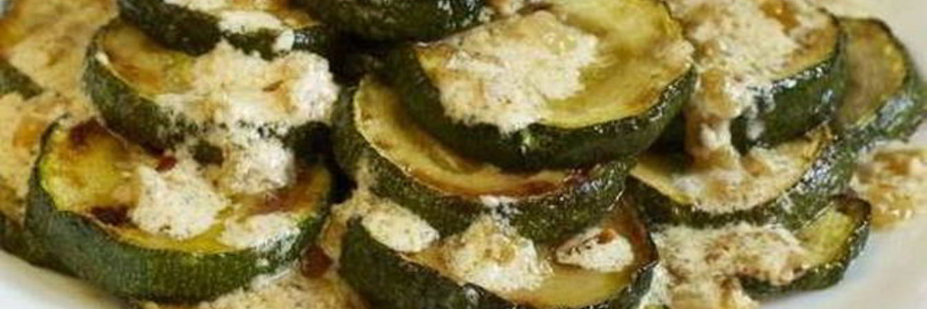 Кабачки в грибном соусе