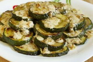 Кабачки в грибном соусе