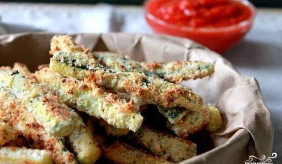 Рецепт кабачки в панировке