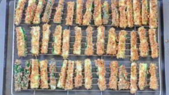 ШАГ 3. кабачки в панировке