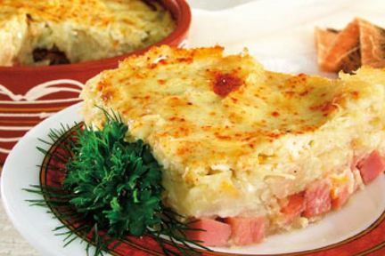 Картофель с квашеной капустой