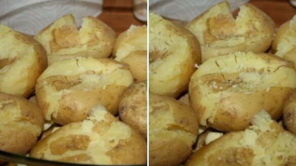 ШАГ 4. картофель в кожуре, запеченный в духовке