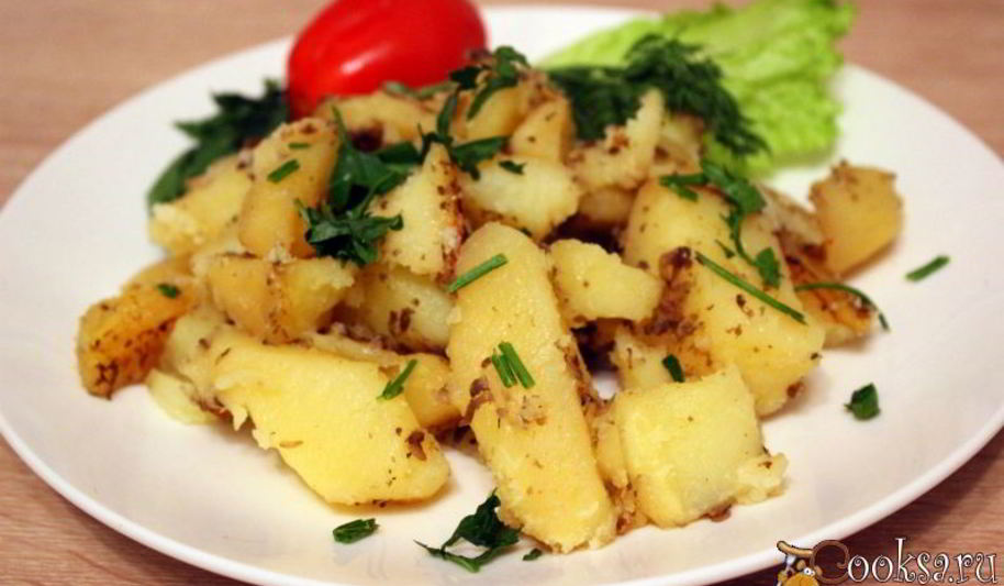 Рецепт картофель запеченный с сыром и шампиньонами