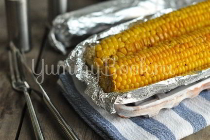 Кукуруза запеченная в духовке