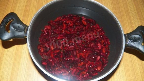 ШАГ 2. лобио из красной фасоли