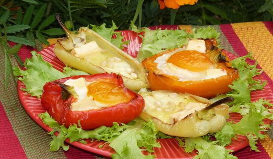 Рецепт лодочки из запеченного перца