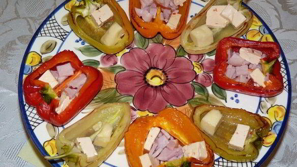 ШАГ 3. лодочки из запеченного перца