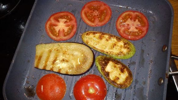 ШАГ 2. овощи на гриле