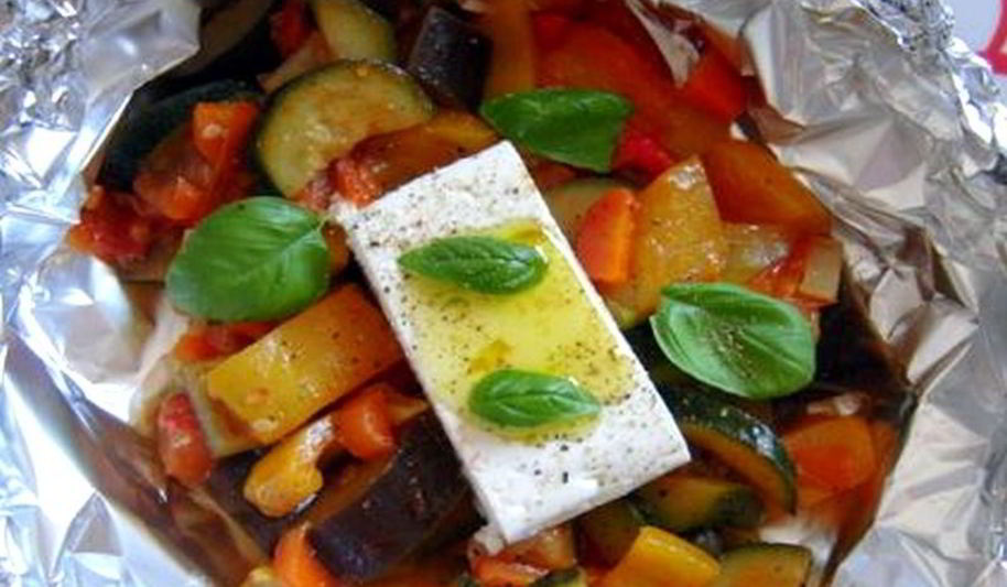Рецепт овощи, запеченные в духовке в фольге
