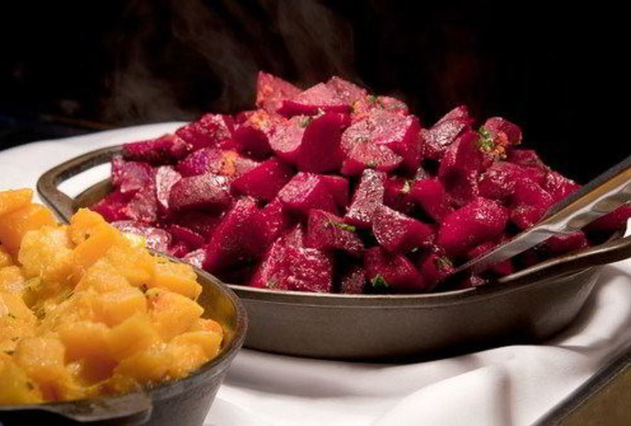 Печеная свекла с лимоном и травами