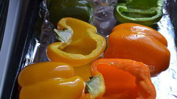 ШАГ 8. перец, фаршированный кускусом и грибами