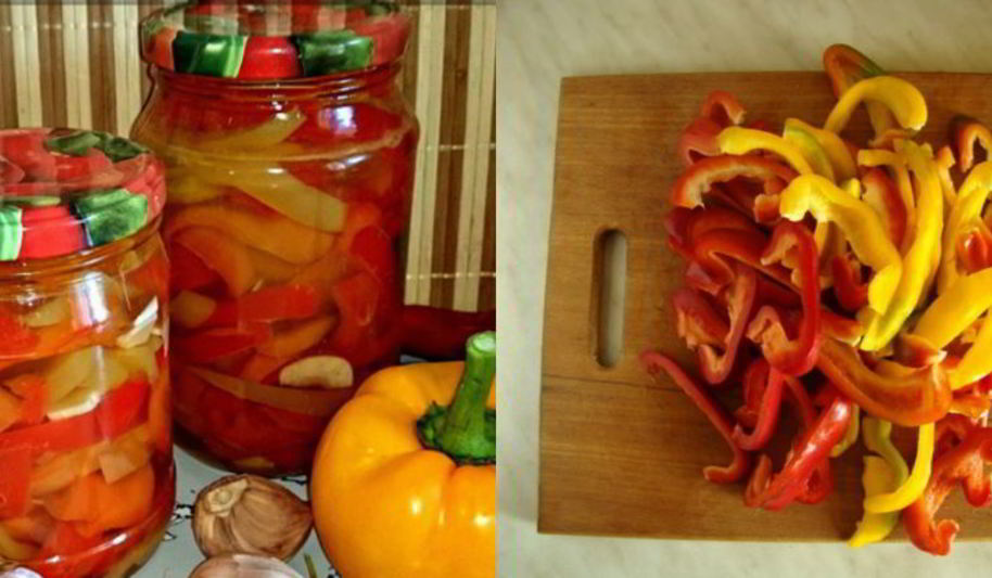 Рецепт перец в медовом маринаде