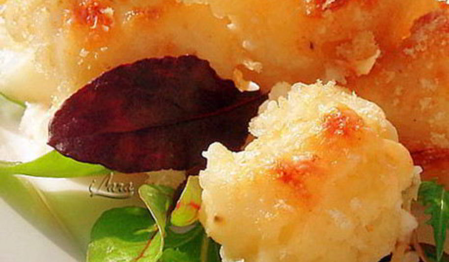 Рецепт цветная капуста, запеченная под сырным соусом