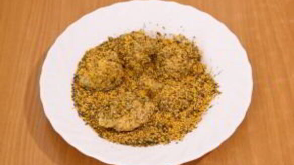 ШАГ 7. цветная капуста, жаренная в панировочных сухарях