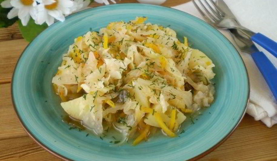 Рецепт тушеная капуста в мультиварке с картошкой