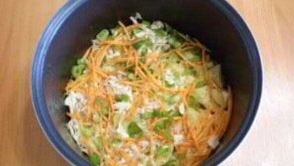 ШАГ 6. тушеная капуста в мультиварке с картошкой