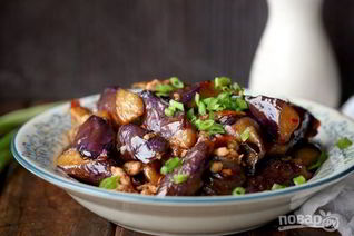 Тушеные баклажаны с мясом