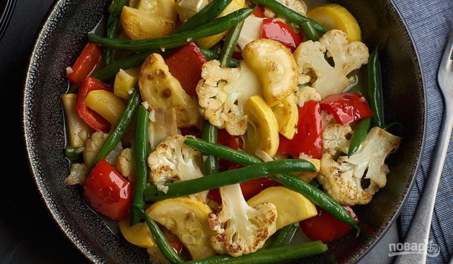 Рецепт тушеные овощи