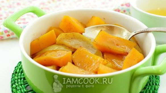 ШАГ 8. тыква в духовке с медом