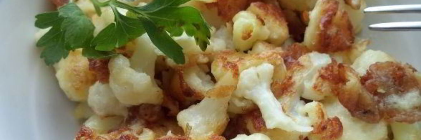 Замороженная цветная капуста на сковороде