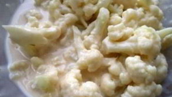 ШАГ 3. замороженная цветная капуста на сковороде