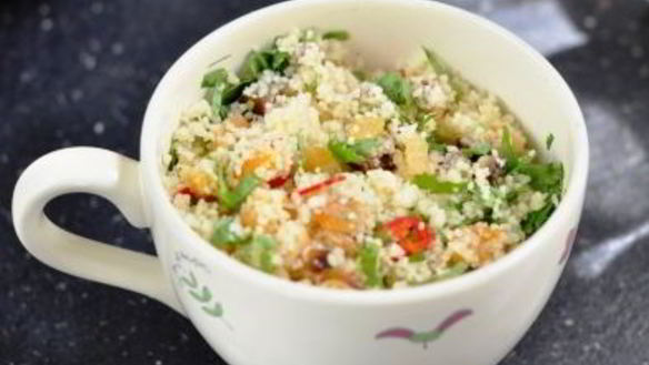 ШАГ 5. запеченные баклажаны с фруктовым кускусом