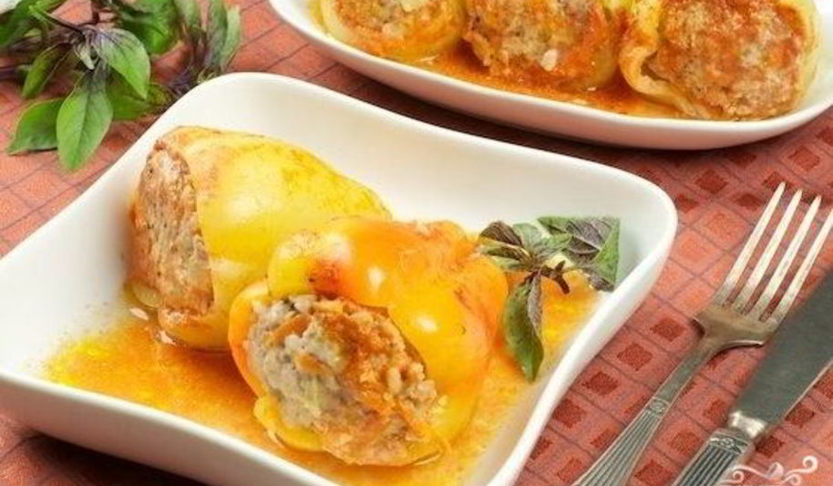 Рецепт запеченные перцы с фаршем