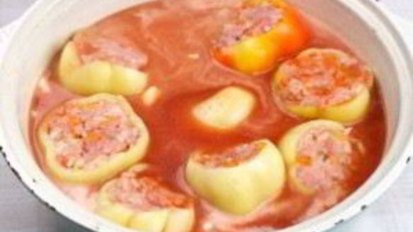 ШАГ 9. запеченные перцы с фаршем