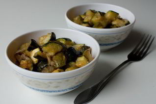 Запеченные цуккини с тимьяном