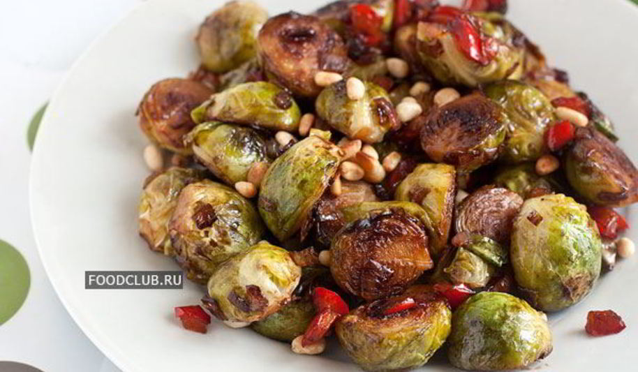 Рецепт жареная брюссельская капуста