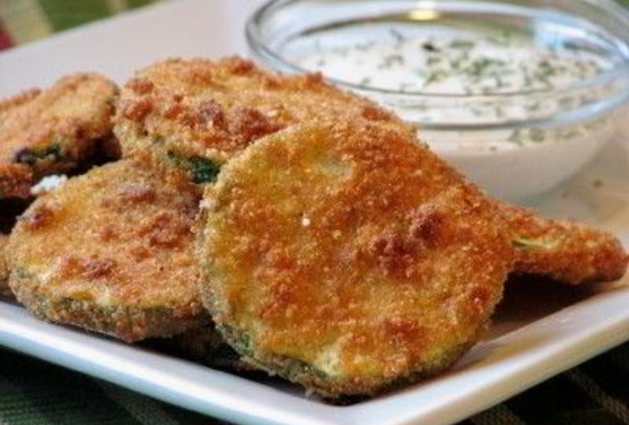 Жареные кабачки цукини с сыром