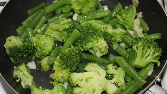 ШАГ 2. овощной гарнир с имбирем