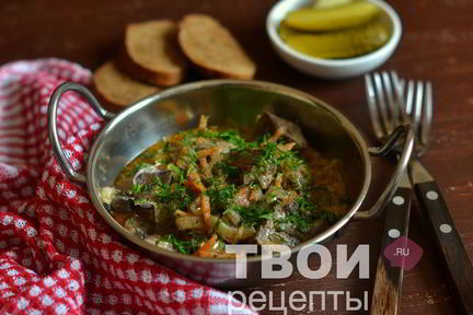 Говяжья печень в мультиварке